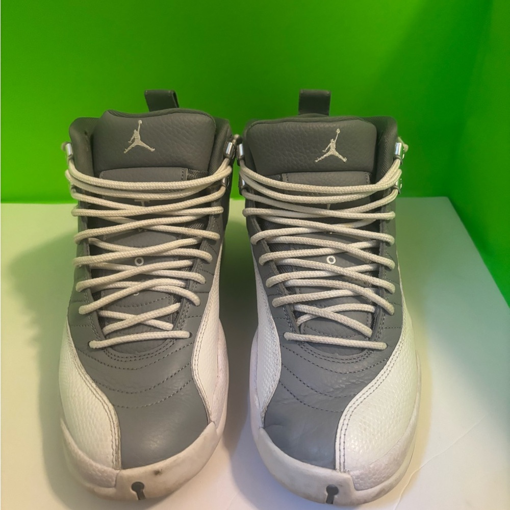 Nike Gray and White Sneakers